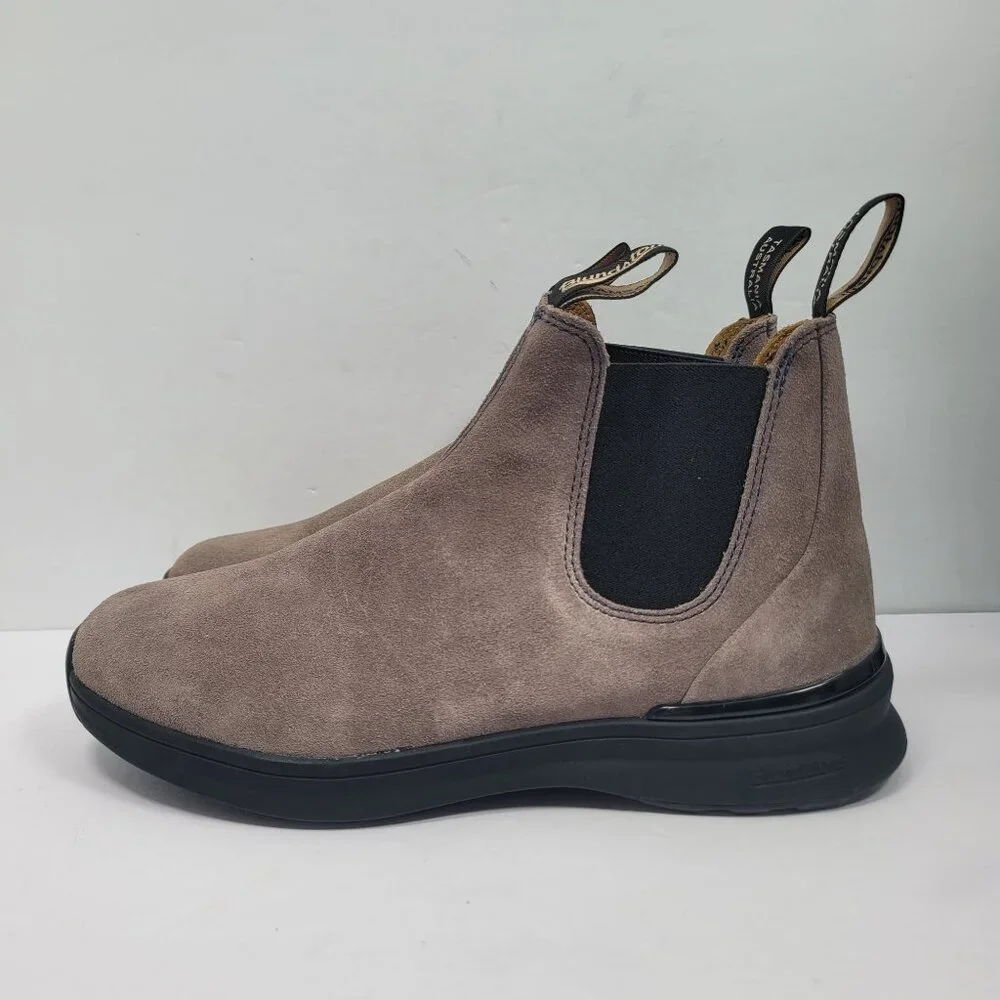 Blundstone 2145 Men's Rustic Brown Suede Chelsea Boots US Size 8.5 - Picture 2 of 9